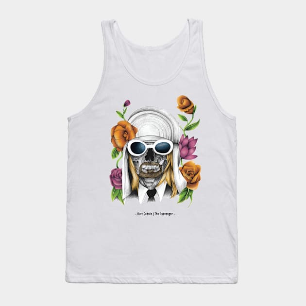 Kurt Cobain – The Passenger X Tank Top by XMatVilchez